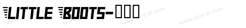 Little Boots字体转换